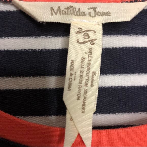 Matilda Jane Winsome Floral Striped Dress - Picture 4 of 8